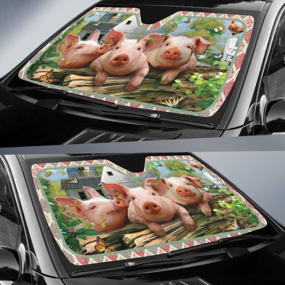 Auto Sun Shades - Pig