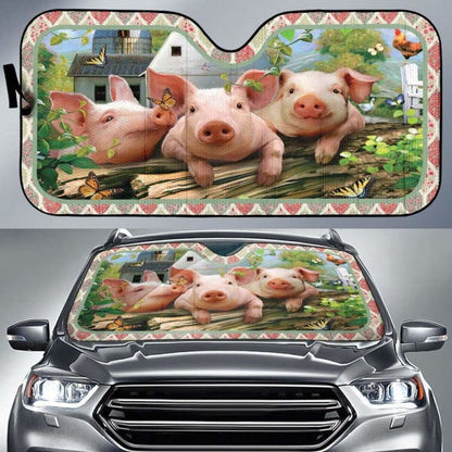 Auto Sun Shades - Pig