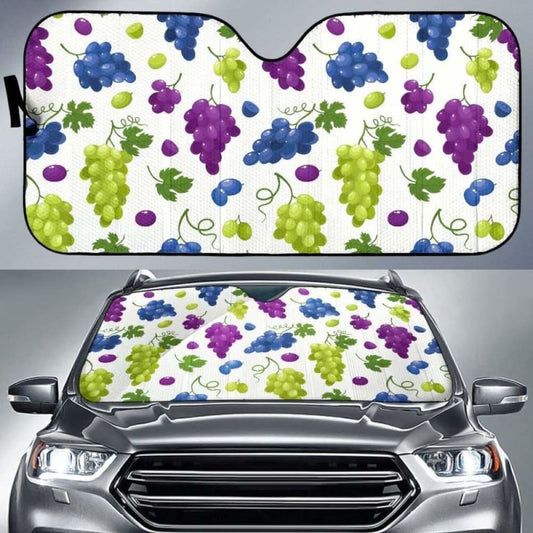Grape Pattern Car Auto Sun Shades