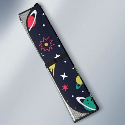 Colorful Space Pattern Planet Star Car Auto Sun Shades