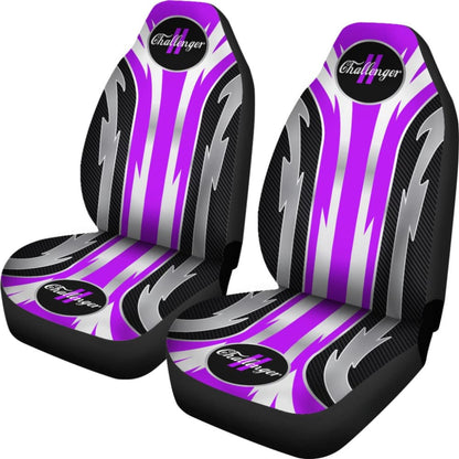 Amazing Purple Dodge Challenger Car Seat Covers