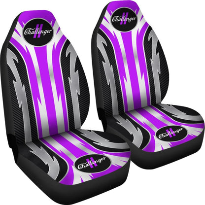 Amazing Purple Dodge Challenger Car Seat Covers