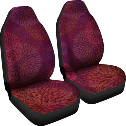 Raspberry Sunset Chrysanthemums Car Seat Covers