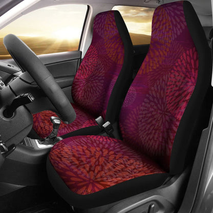 Raspberry Sunset Chrysanthemums Car Seat Covers