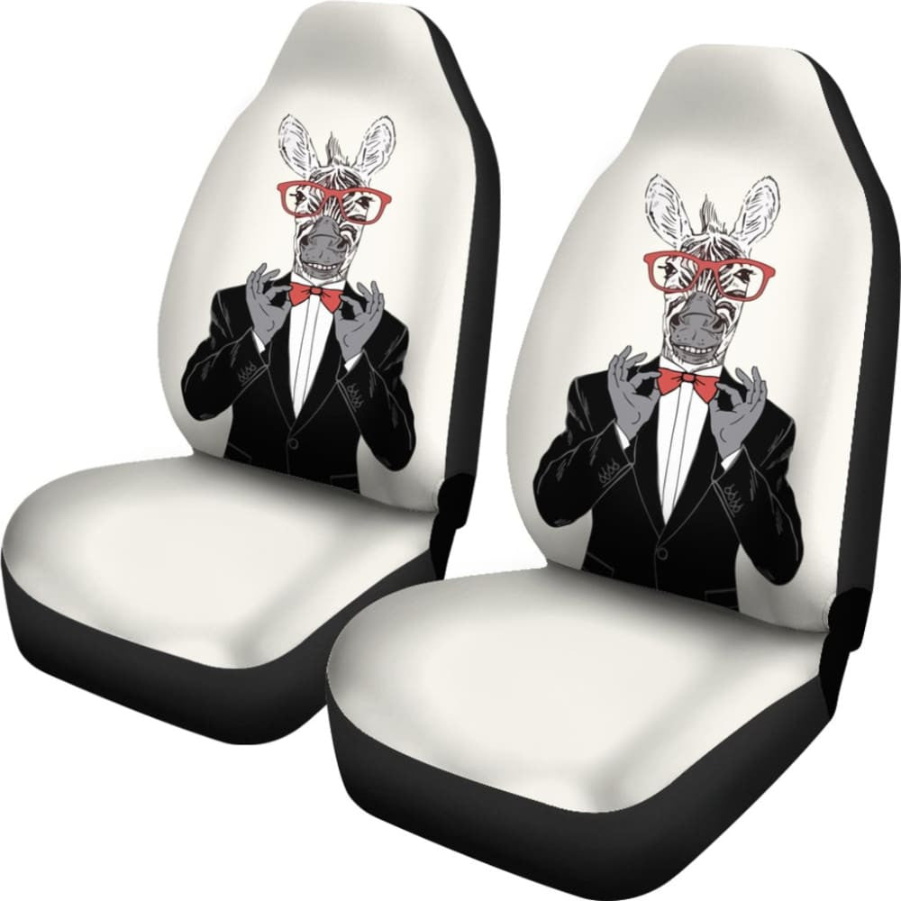 Gentle-zebra Ready For Party Car Seat Covers