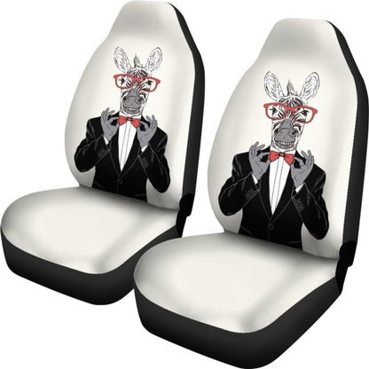 Gentle-zebra Ready For Party Car Seat Covers