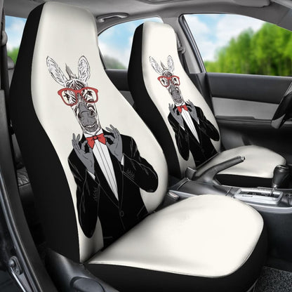 Gentle-zebra Ready For Party Car Seat Covers