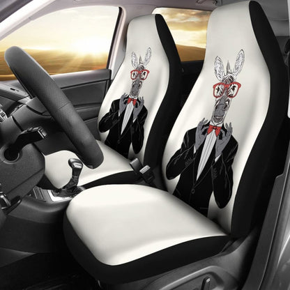 Gentle-zebra Ready For Party Car Seat Covers