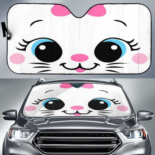 Cat Face Car Auto Sun Shades