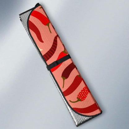 Beautiful Chili Peppers Pattern Car Auto Sun Shades
