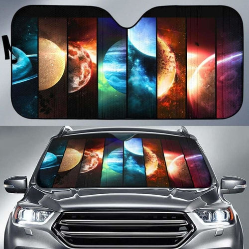 Planets Car Auto Sun Shades
