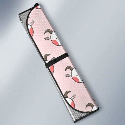 Cute Goat Pattern Car Auto Sun Shades
