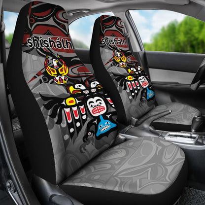Canada Shishalh And Haida Car Seat Covers