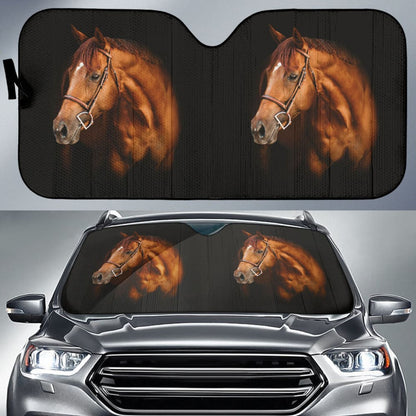 Amazing Gift Ideas Horse Print Car Auto Sun Shades