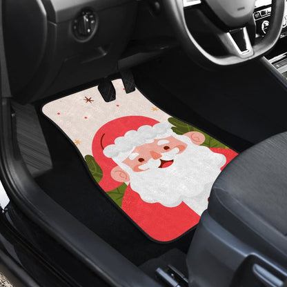 Cute Christmas Santa Claus Car Floor Mats