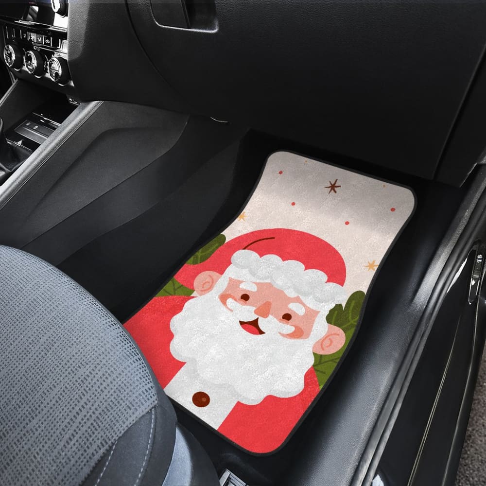 Cute Christmas Santa Claus Car Floor Mats