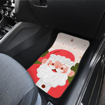 Cute Christmas Santa Claus Car Floor Mats