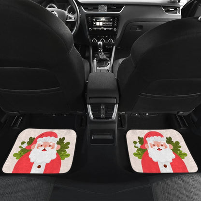 Cute Christmas Santa Claus Car Floor Mats
