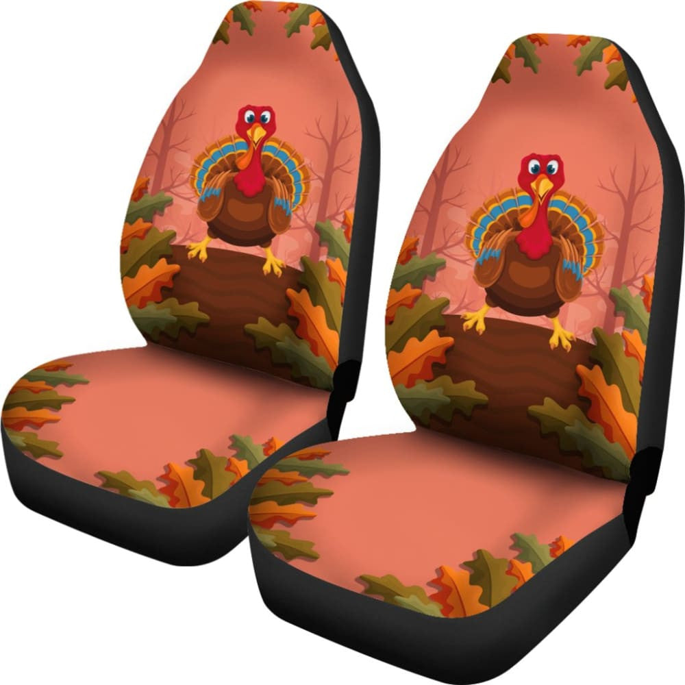 Thanksgiving Cute Turkey Car Seat Covers