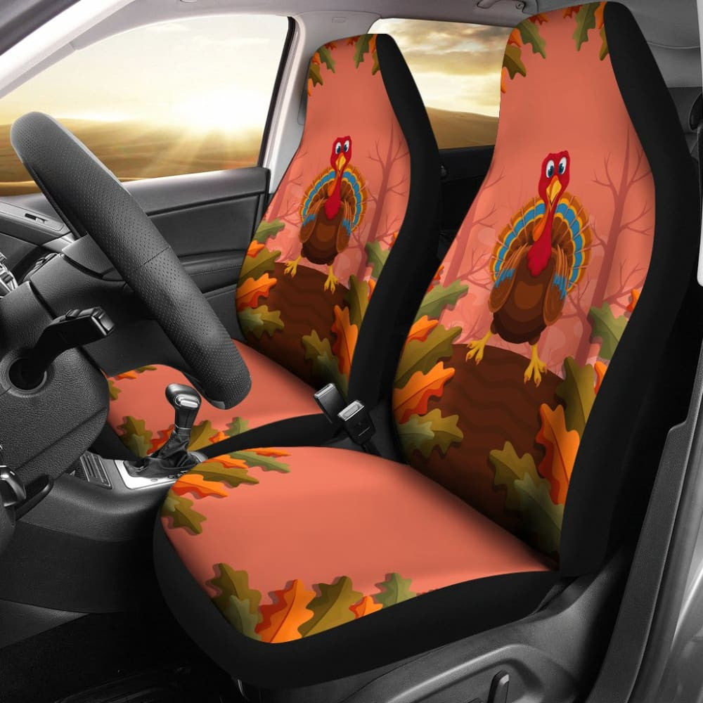 Thanksgiving Cute Turkey Car Seat Covers