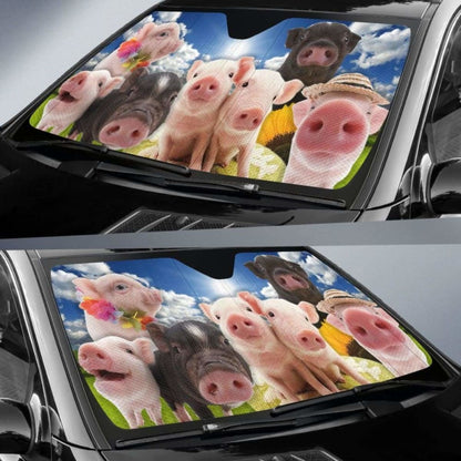 Auto Sun Shades - Pig