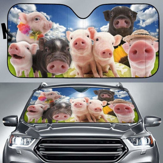 Auto Sun Shades - Pig
