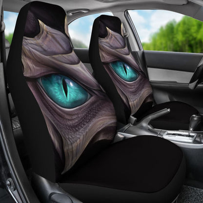 Mystic Blue Dragon Eye Custom Car Accessories Car Seat Covers