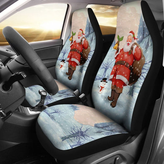 Santa and Presents Car Seat Covers