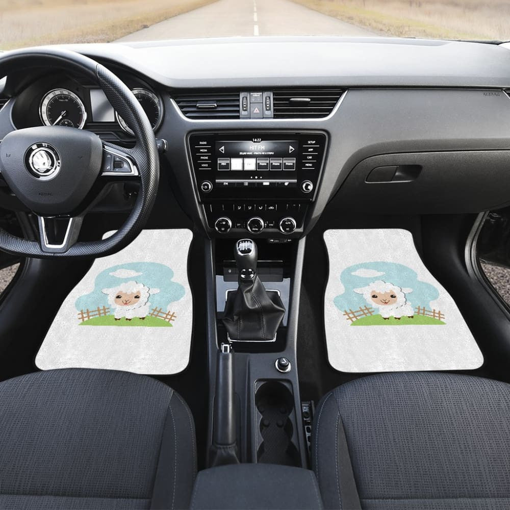 Cute Sheep For Sheep And Farm Lovers Car Floor Mats