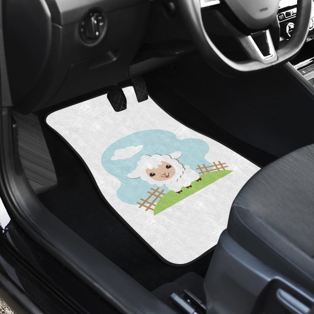 Cute Sheep For Sheep And Farm Lovers Car Floor Mats
