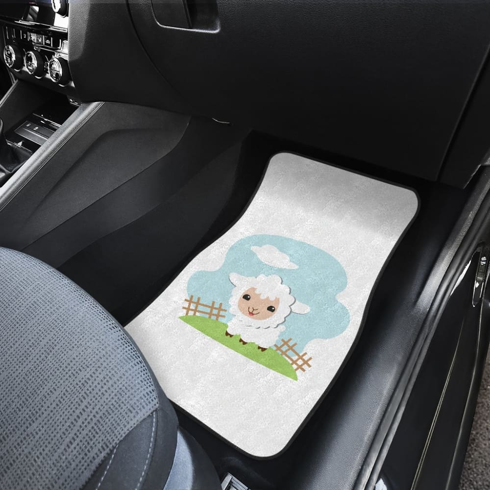 Cute Sheep For Sheep And Farm Lovers Car Floor Mats