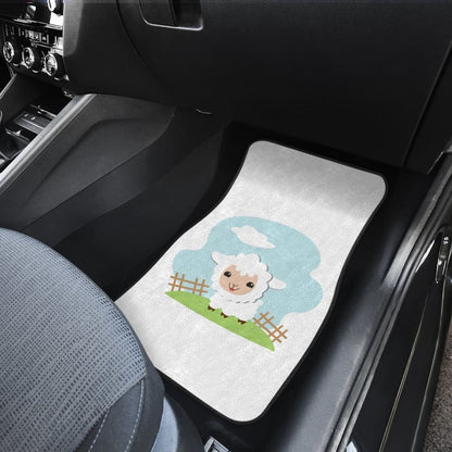 Cute Sheep For Sheep And Farm Lovers Car Floor Mats