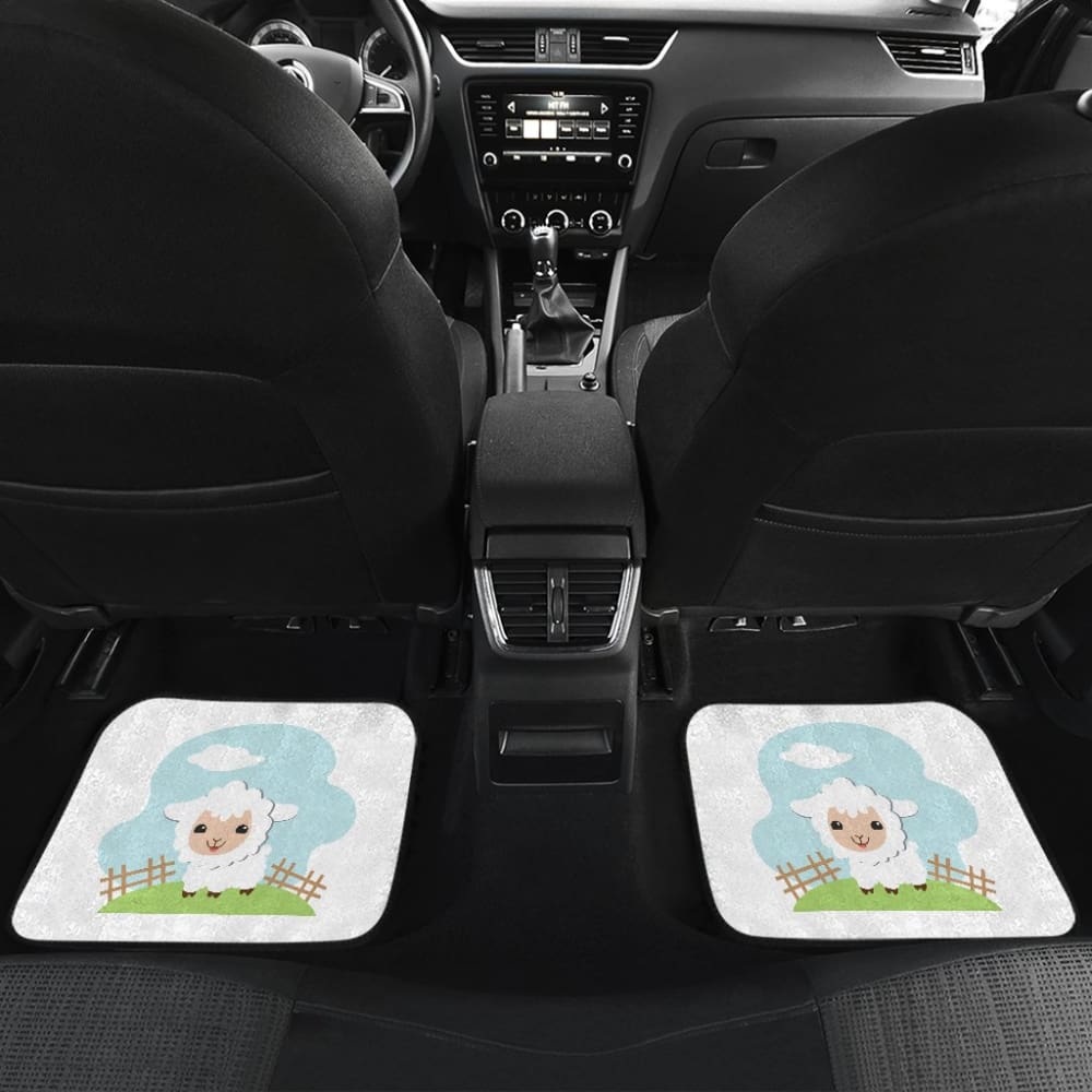 Cute Sheep For Sheep And Farm Lovers Car Floor Mats