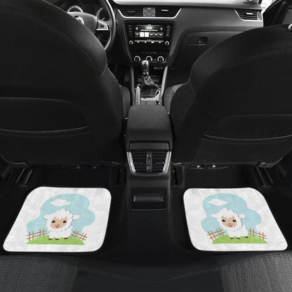 Cute Sheep For Sheep And Farm Lovers Car Floor Mats