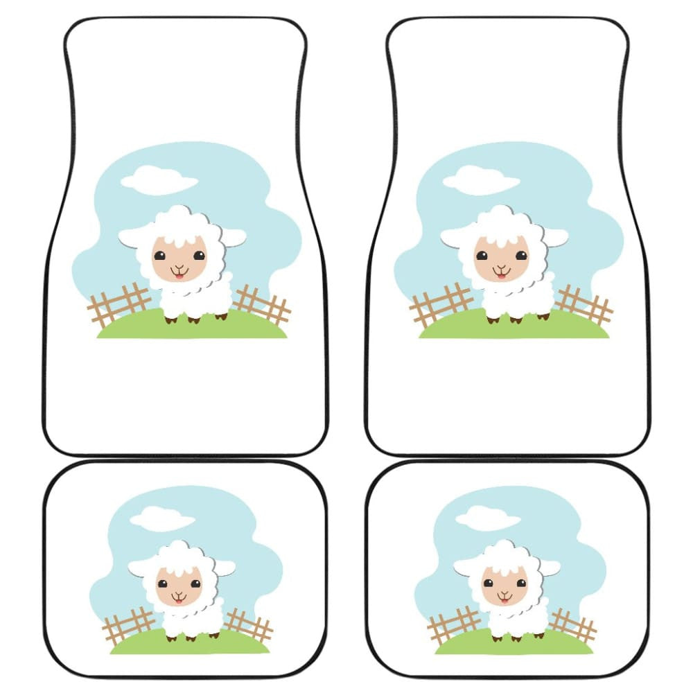 Cute Sheep For Sheep And Farm Lovers Car Floor Mats