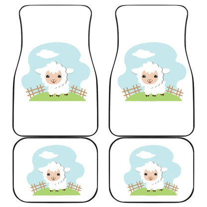 Cute Sheep For Sheep And Farm Lovers Car Floor Mats
