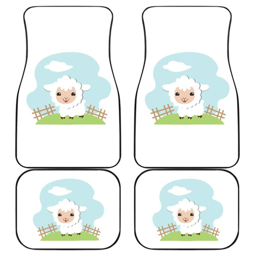 Cute Sheep For Sheep And Farm Lovers Car Floor Mats