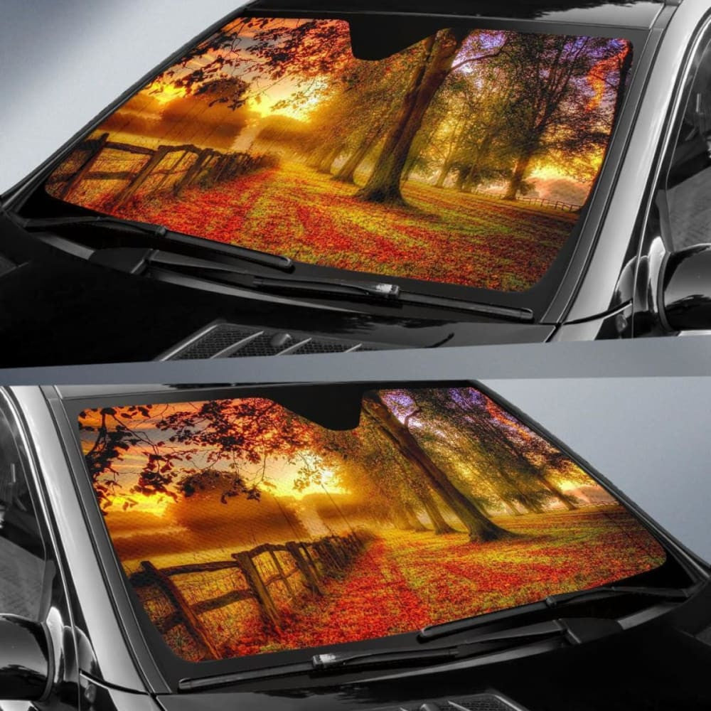 Autumn Art Car Sun Shade