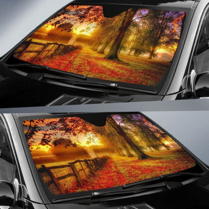 Autumn Art Car Sun Shade