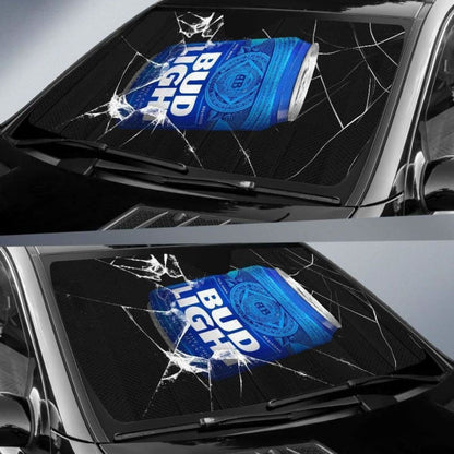 Bud Light Auto Sun Shade Car Win Visor For Beer Lover
