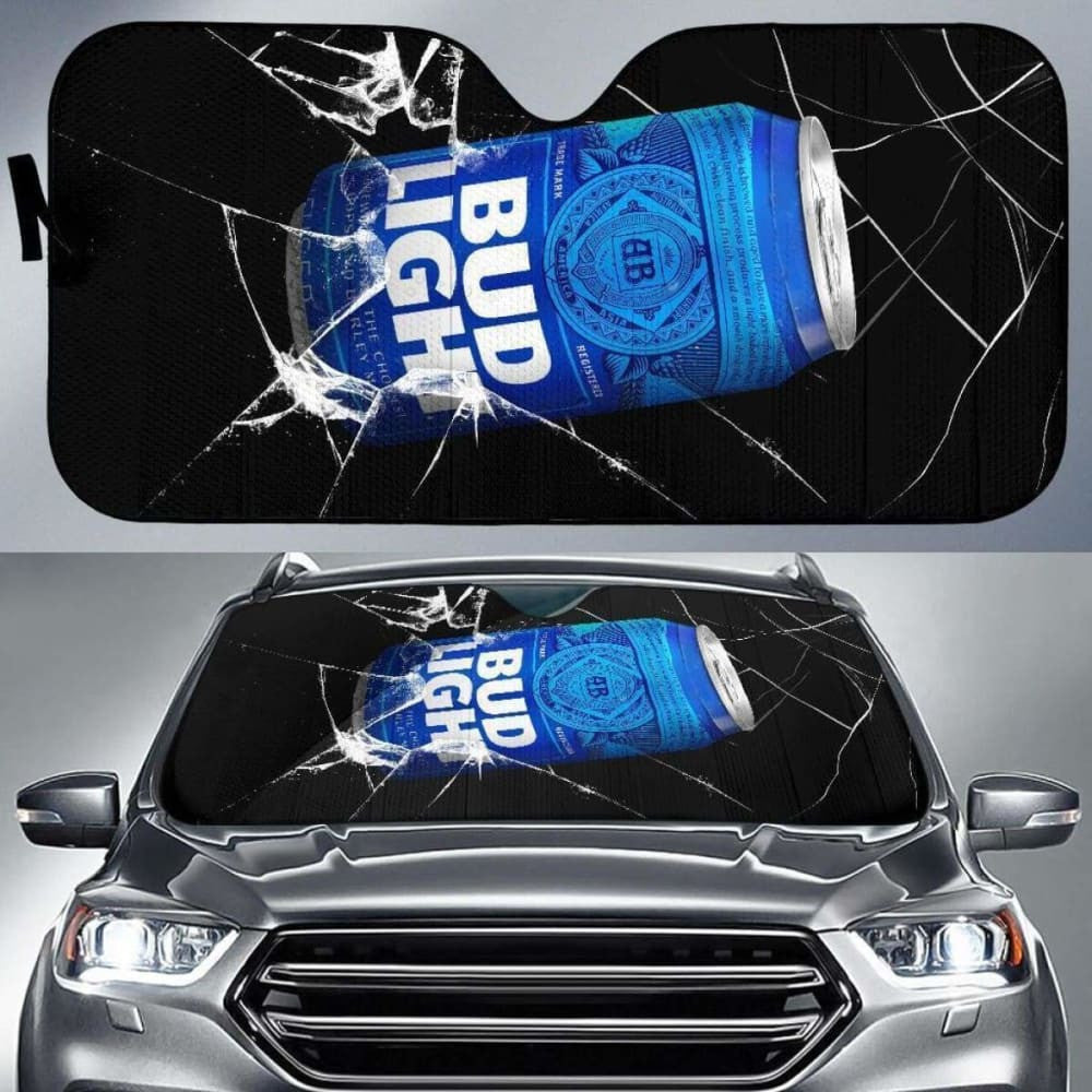 Bud Light Auto Sun Shade Car Win Visor For Beer Lover