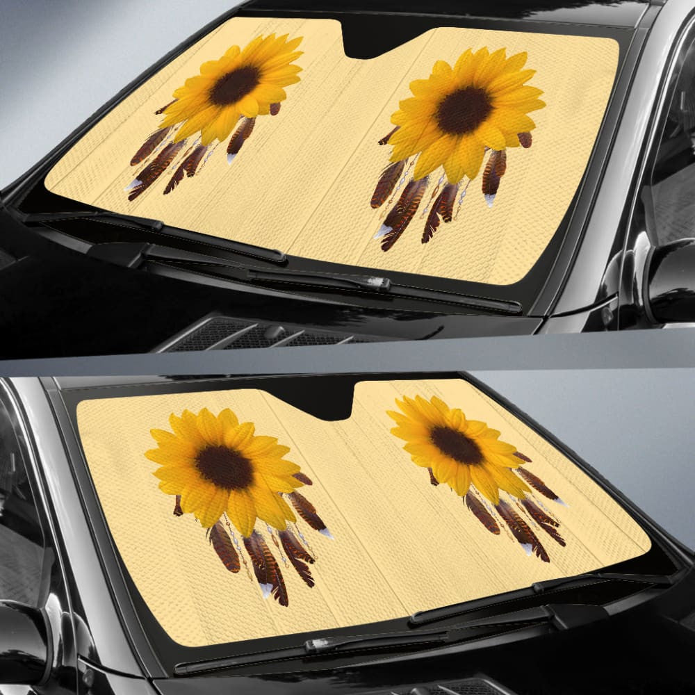 Sunflower Dreamcatcher Amazing Gift Ideas Car Auto Sun Shades