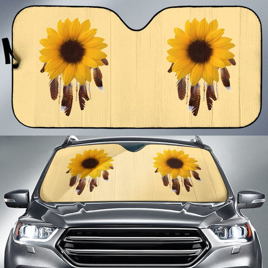 Sunflower Dreamcatcher Amazing Gift Ideas Car Auto Sun Shades