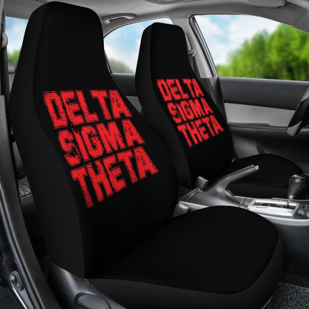 Delta Sigma Theta Grunge Style Car Seat Covers