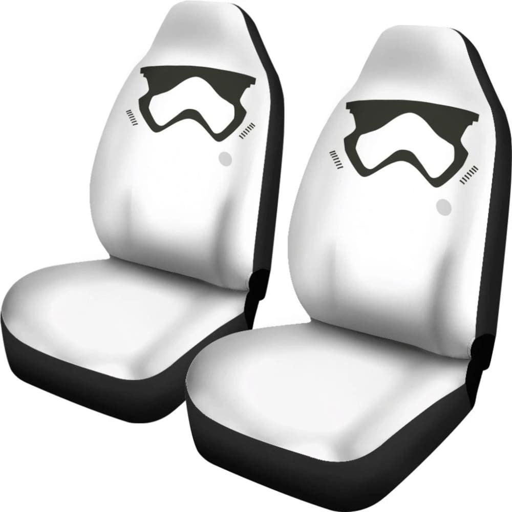 Stormstrooper Face Star Wars Car Seat Covers