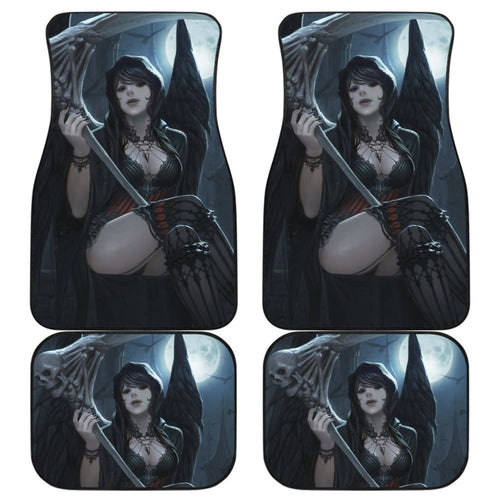 Queen Of Death Grim Reaper Car Floor Mats