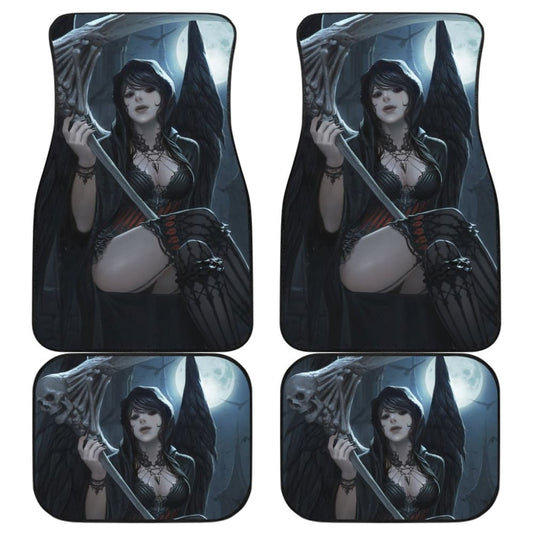 Queen Of Death Grim Reaper Car Floor Mats