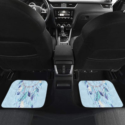 Native Dreamcatcher Winter Feather Car Floor Mats