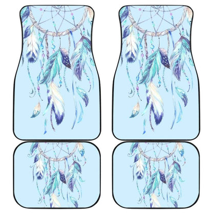 Native Dreamcatcher Winter Feather Car Floor Mats