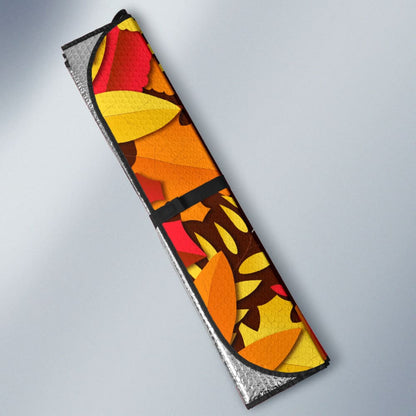 Fall Made For Fall Days Autumn Leaves Car Auto Sun Shades